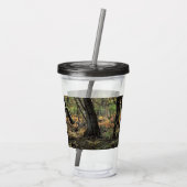Herfst bos scène acryl drinkbeker (Achterkant)
