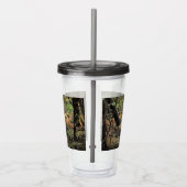 Herfst bos scène acryl drinkbeker (Rechts)