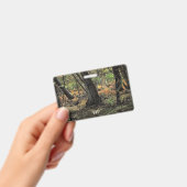 Herfst bos scène           badge (Handheld)