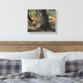 Herfst bos scène           canvas afdruk (Insitu (Slaapkamer))