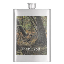 Herfst bos scène flacon