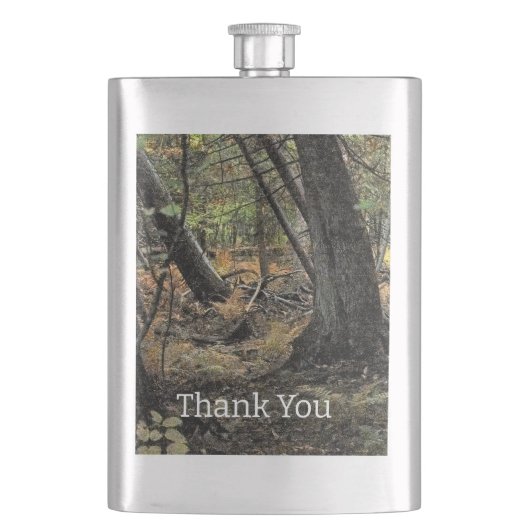 Herfst bos scène flacon (Voorkant)