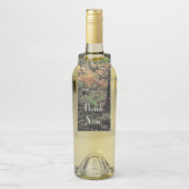 Herfst bos scène      flessenhanger (Op fles)