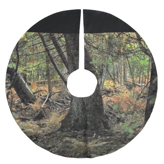 Herfst bos scène kerstboom rok (Voorkant)