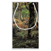 Herfst bos scène klein cadeauzakje (Achterkant)