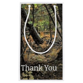 Herfst bos scène klein cadeauzakje