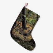 Herfst bos scène          kleine kerstsok (Voorkant (Hangend))