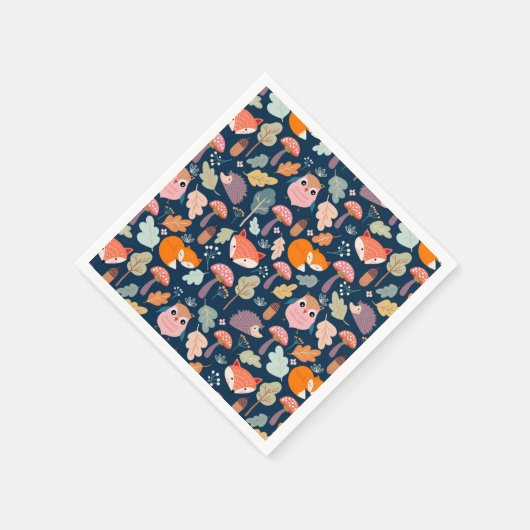 Herfst/bos Servet (Hoek)