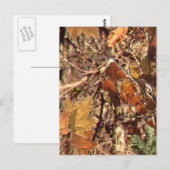 Herfst Bos Struik Camouflage Briefkaart (Voorkant / Achterkant)