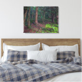 Herfst bos uitzicht canvas print (Insitu (Slaapkamer))