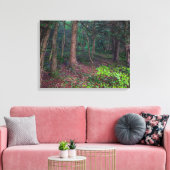 Herfst bos uitzicht canvas print (Insitu (Woonkamer))