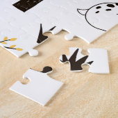 Herfst bosbomen bladeren patroon legpuzzel (Zijkant)