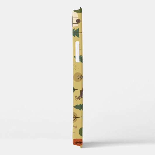 Herfst Bosdieren behang Case-Mate iPhone Case (Achterkant / Rechts)