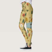 Herfst Bosdieren behang Leggings (Links)