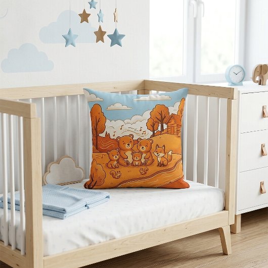 Herfst bosdieren kussen