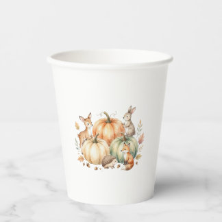 Herfst Bosdieren Papieren Bekers