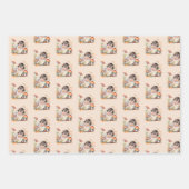 Herfst Bosfee Baby Shower Inpakpapier Vel (Voorkant)