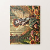 Herfst Bosfee Fantasie Legpuzzel (Verticaal)
