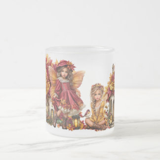 Herfst Bosfeeën – Esdoorn Clan Whimsical Fall Matglas Koffiemok