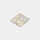 Herfst boslandschap met gouden bomen post-it® notes (Schuin)