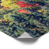 Herfst boslandschap poster (Hoek)