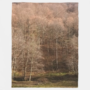 Herfst boslandschap - Wilde natuur Roemenië Fleece Deken