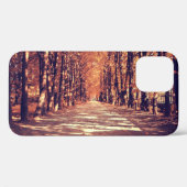 Herfst Bospad: rustige landschapsreis Case-Mate iPhone Case (Achterkant (horizontaal))