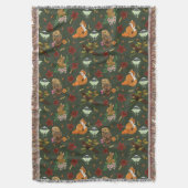 Herfst bosrijke bosdieren groen deken (Voorkant Verticaal)