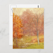  Herfst bosschilderen Briefkaart (Voorkant / Achterkant)