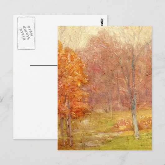  Herfst bosschilderen Briefkaart (Voorkant / Achterkant)