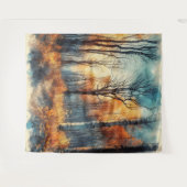 Herfst Bossen 1 - Waterverf Wandkleed (Voorkant (horizontaal))