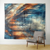 Herfst Bossen 2 - Waterverf Wandkleed (In Situ (horizontaal))