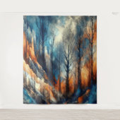 Herfst Bossen 2 - Waterverf Wandkleed (Voorkant)