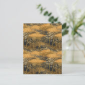 Herfst Bossen Chiyogami Briefkaart (Staand voorkant)