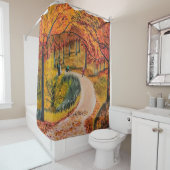 Herfst bossen douchegordijn (In situ)