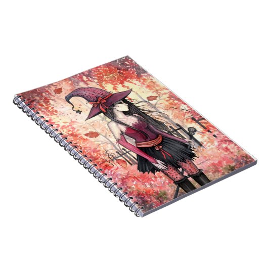 Herfst Bossen heks Notitieboek (Rechterzijde)