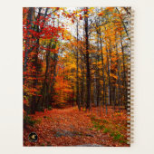 Herfst Bossen New Hampshire Motivatie citaat Planner (Achterkant)