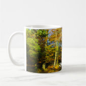 Herfst Bossen & Zonneschijn - Gepersonaliseerd Koffiemok (Links)