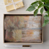 Herfst bosvaren bos berkenbomen kunst tissuepapier (Geschenk)