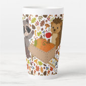 Herfst bosvrienden 17oz Latte mok (Voorkant)