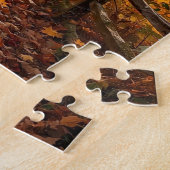 Herfst bosweg legpuzzel (Zijkant)