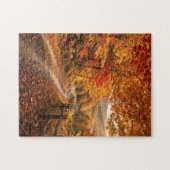 Herfst bosweg legpuzzel (Horizontaal)