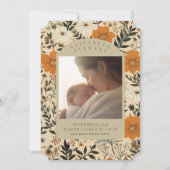 Herfst Botanical 2 Foto Aankondiging Geboorte (Voorkant)