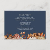 Herfst Botanical Wedding Reception Informatiekaartje (Voorkant)