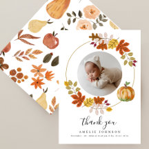 Herfst Botanicals Pompoen Baby Shower Foto