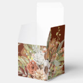 Herfst Botanicals Wedding Favor Box (Rust) Bedankdoosjes (Geopend)