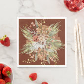 Herfst Botanicals Wedding Suite Paper Napkins (Rus Servet (Insitu)