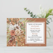 Herfst Botanicals Wedding Suite (Rust) Kaart (Staand voorkant)