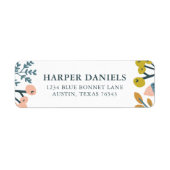 Herfst Botanisch Etiket (Voorkant)