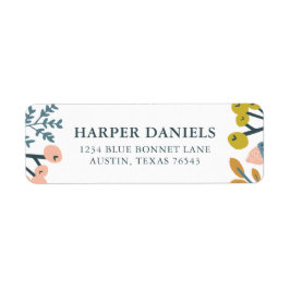 Herfst Botanisch Etiket